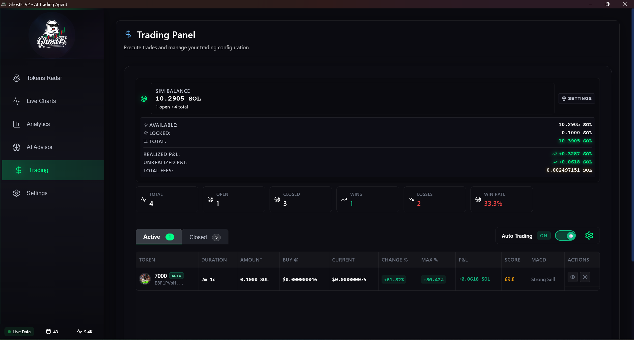 Trading Dashboard
